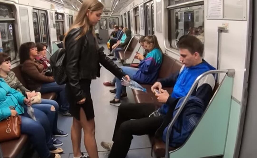 El video publicado por Anna Dovgalyuk en septiembre se viralizó rápidamente por su contenido, cosechando más respuestas negativas entre internautas. Foto: Captura