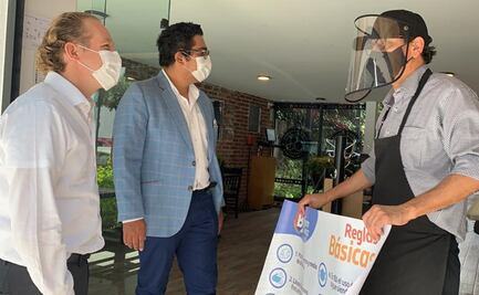 Supervisan medidas sanitarias en restaurantes de Benito Juárez