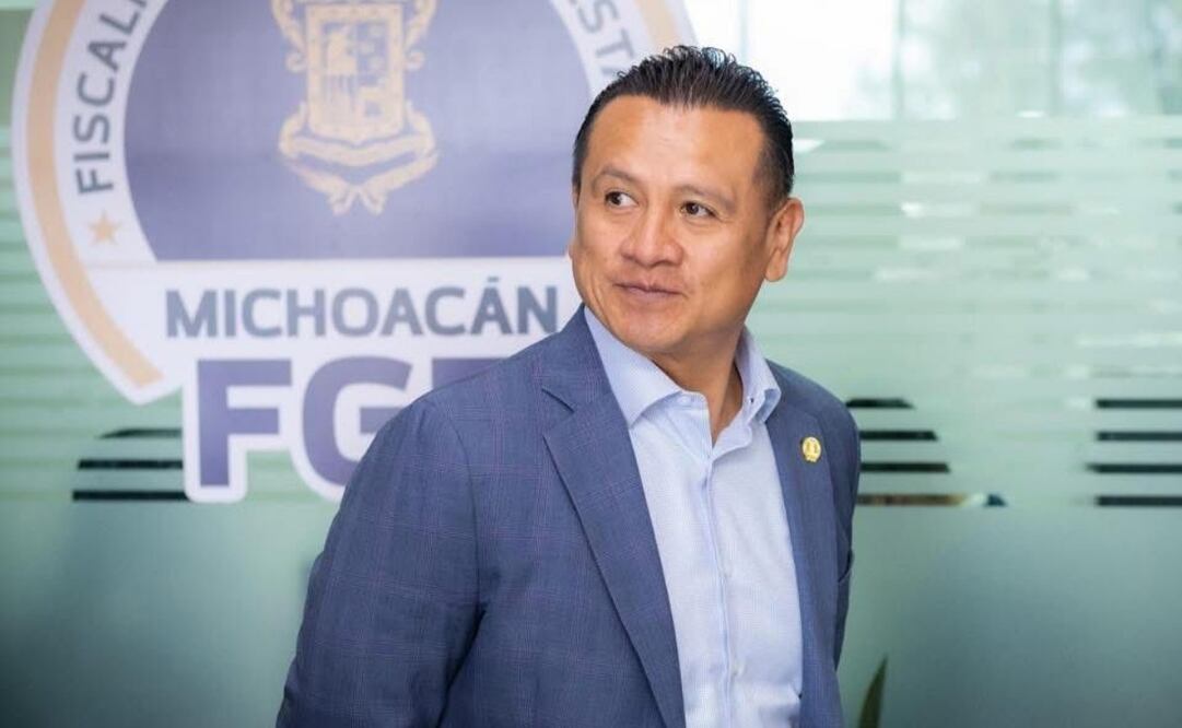 El fiscal de Michoacán, Carlos Torres Piña (25/08/2025). Foto: Especial