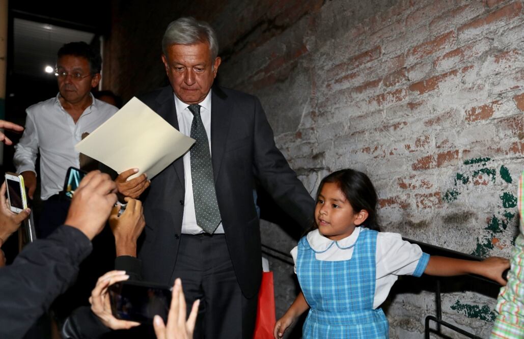 El virtual presidente electo, Andrés Manuel López Obrador. Foto: Valente Rosas/EL UNIVERSAL