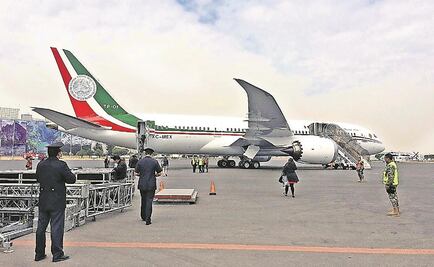 Avión presidencial TP01, al taller