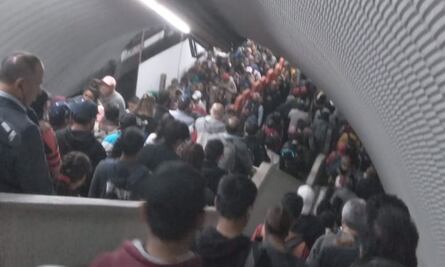 Tacubaya de la L9 del Metro, a reventar tras evento de Fórmula 1 en el Autódromo Hermanos Rodríguez
