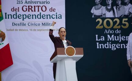 Primer desfile de Claudia Sheinbaum: ninguna injerencia es posible en nuestra patria, asegura