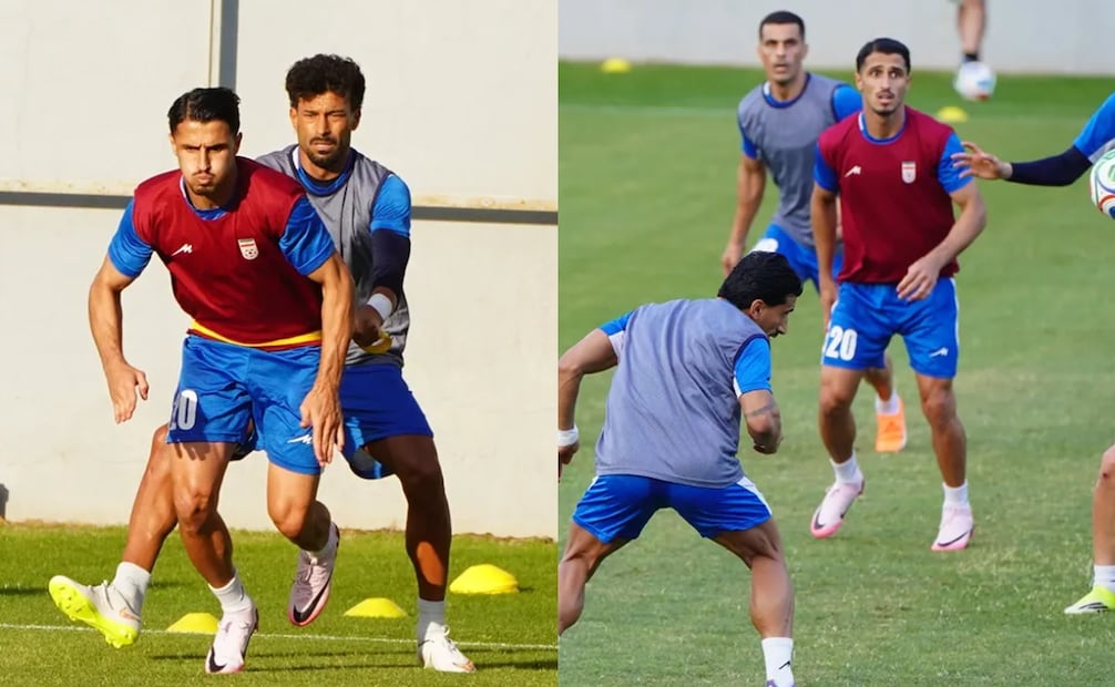 Selección de Irán en entrenamiento, rumbo al Mundial de 2026 - Foto: @teammellifootball en Instagram