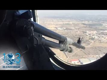 Ejército combate huachicol desde el aire