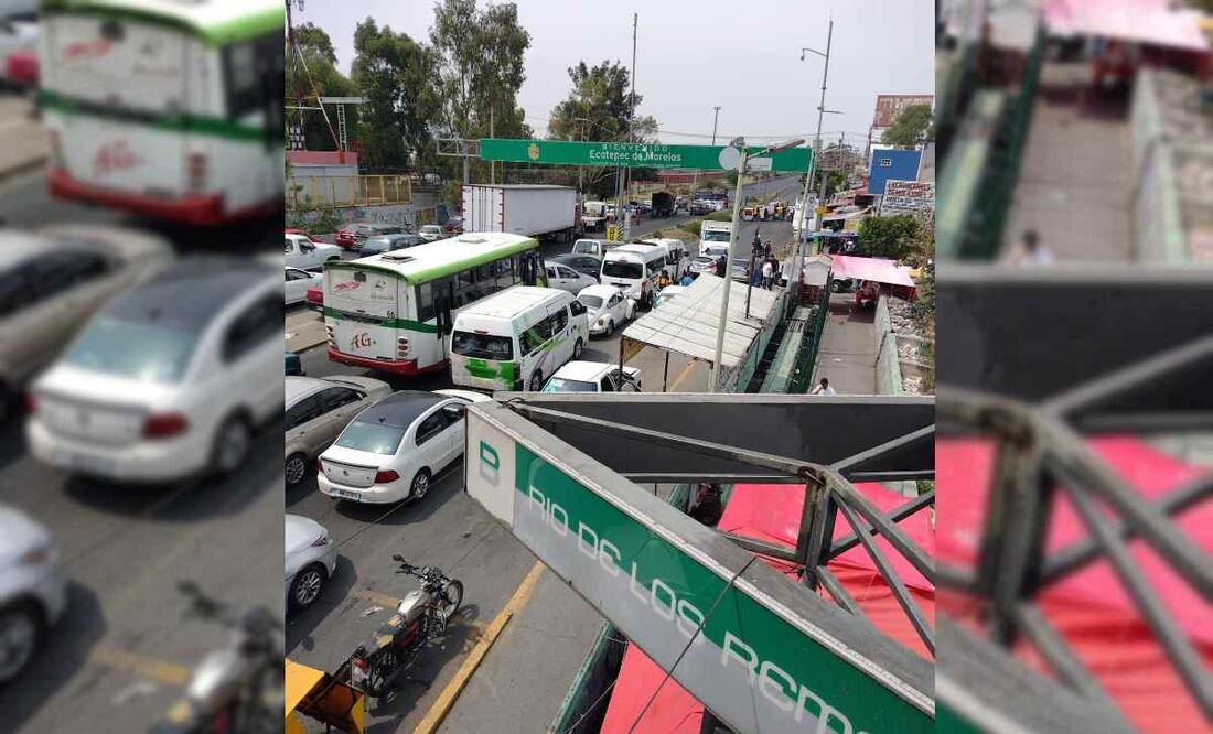 Bloqueo en Avenida Central Foto: tomada de @vialhermes