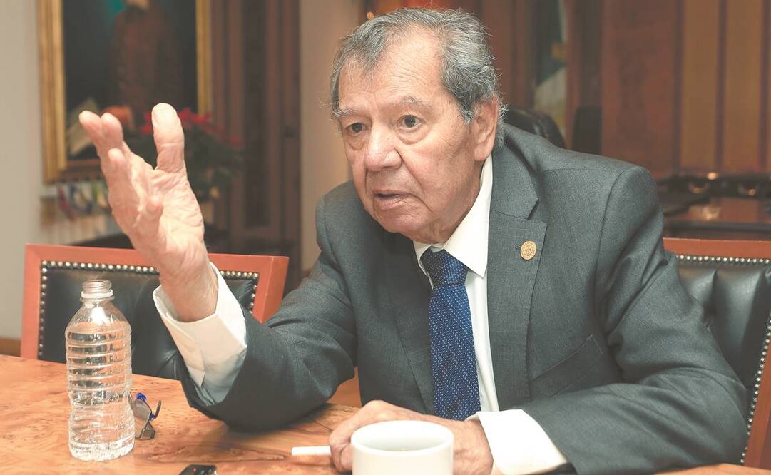 El expresidente de la Cámara Baja Porfirio Muñoz Ledo aseguró que el actuar de Ignacio Mier va en contra de los principios democráticos de Morena, partido que él fundó. Foto: Archivo/ El Universal.