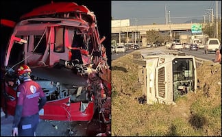 Accidentes carreteros dejan 28 lesionados en dos municipios de Nuevo León