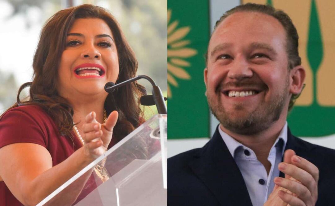 Clara Brugada, candidata de la coalición “Sigamos Haciendo Historia” y Santiago Taboada, candidato de la coalición Va X la CDMX. Fotos: Cuartoscturo