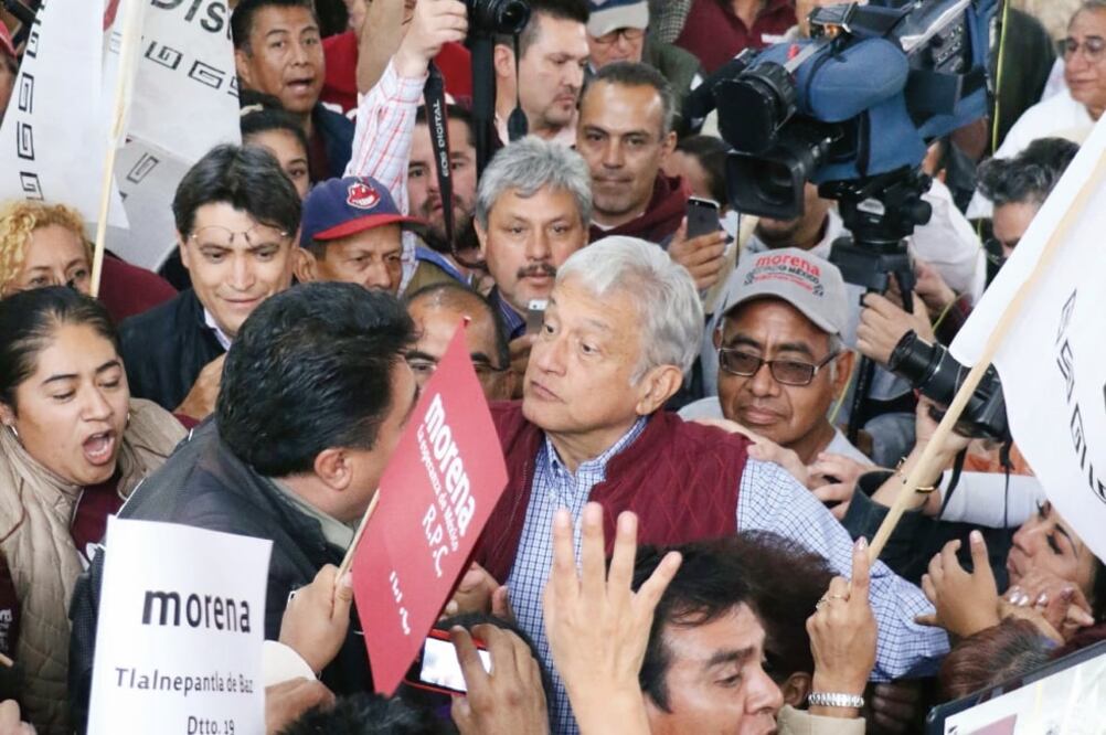 Exhorto popular. Andrés Manuel López Obrador llamó a hacer frente a la campaña de odio en contra de los migrantes mexicanos en EU (SAÚL LÓPEZ.CUARTOSCURO)