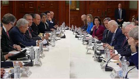 México y EU sostienen reunión bilateral; AMLO habla de humanismo, Biden de fentanilo