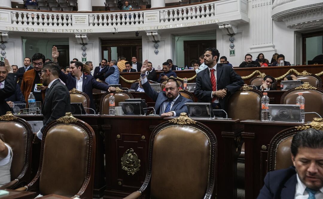 Sesión extraordinaria en el Congreso de la Ciudad de México. FOTO: Gabriel Pano El Universal