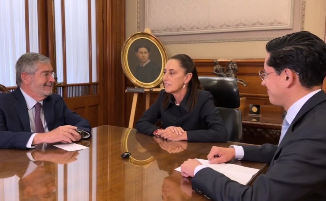 Juan Ramón de la Fuente, Claudia Sheinbaum y Roberto Velasco. Foto: Especial