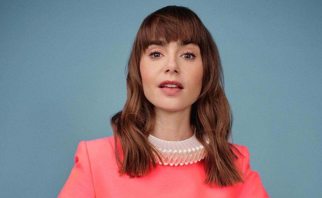 Lily Collins. Fuente: Instagram @emilyinparis