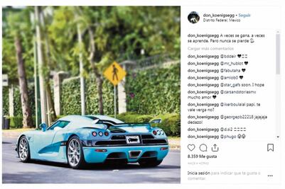 Reaparece en redes auto de lujo que chocó en Reforma