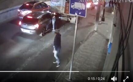 Video. Asaltan a automovilista en lateral del Viaducto