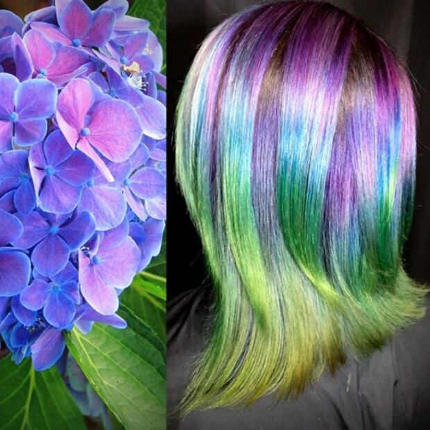 Estilista se inspira en el arte y la naturaleza para hacer increíbles looks