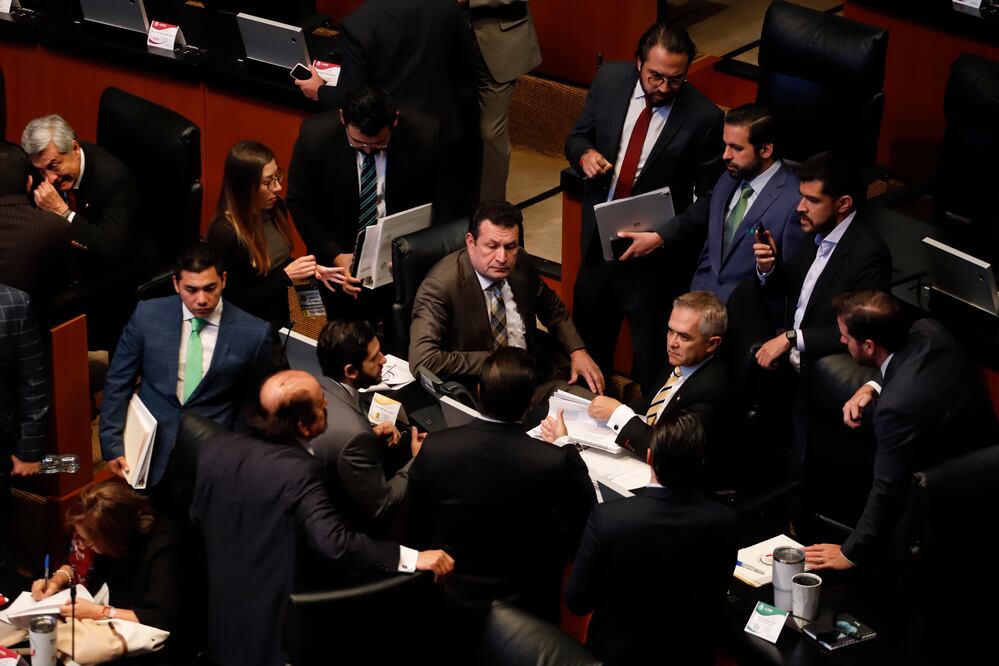 Sesión extraordinaria del Senado. Foto: Berenice Fregoso