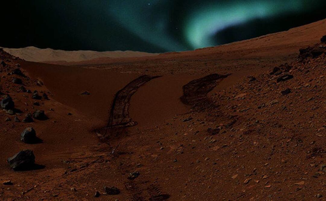 Las auroras son australes, o sea, que se verán desde el hemisferio sur. Foto: NASA