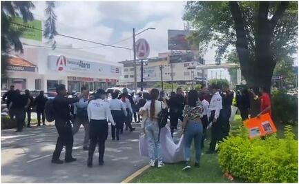 VIDEO: Reprimen manifestación por desaparecidos en Jalisco; hay dos detenidos