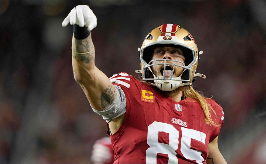 La consistencia de George Kittle: Su cuarta temporada de mil yardas destaca su valor para los 49ers - Foto: AFP