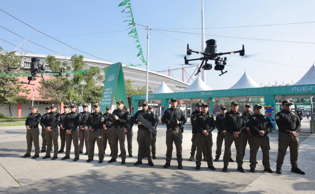 Operativo de seguridad de la SSC para la Fórmula 1 en 2024. Foto: Especial