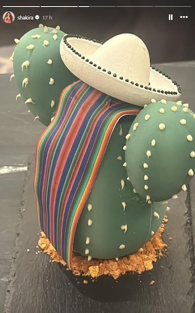 Shakira comparte con esta foto que ya se encuentra en México previo a la inauguración del Mundial 2026.