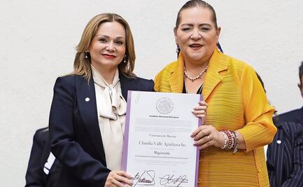 INE entrega constancia de mayoría a Claudia Valle