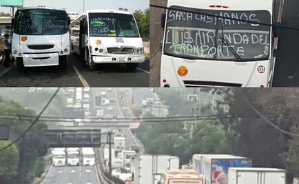 Bloquean transportistas la México-Querétaro; exigen seguridad