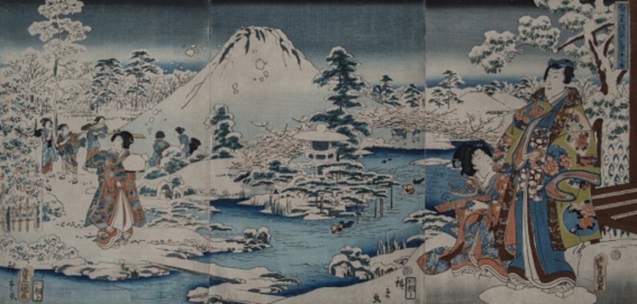 Bellas Artes recorre el Japón de Tablada en muestra