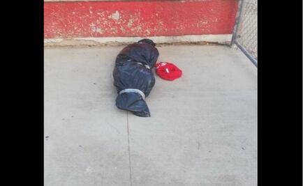 Simulan cuerpo de persona embolsada en casilla de Aguascalientes 