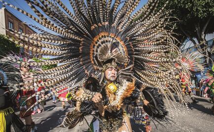 Tradición ancestral reúne a danzantes concheros de Querétaro
