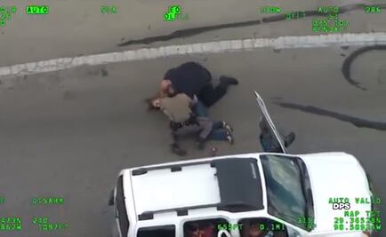 Captan video de persecución de mujer en Texas que escapó de la policía con su bebé 