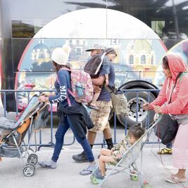 Llegan  mil 600 migrantes a la Ciudad de México