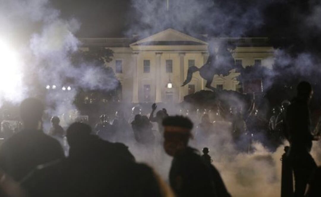 Las protestas llegaron a los alrededores de la Casa Blanca (Foto: Reuters)