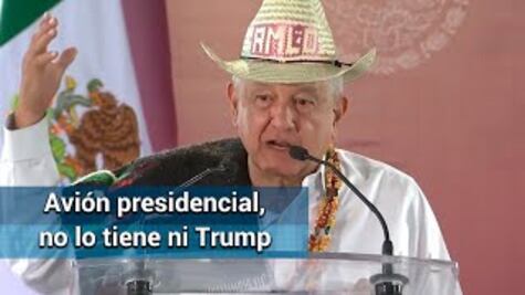 “Ese avión se vende, se renta o se rifa pero yo no me voy a subir”