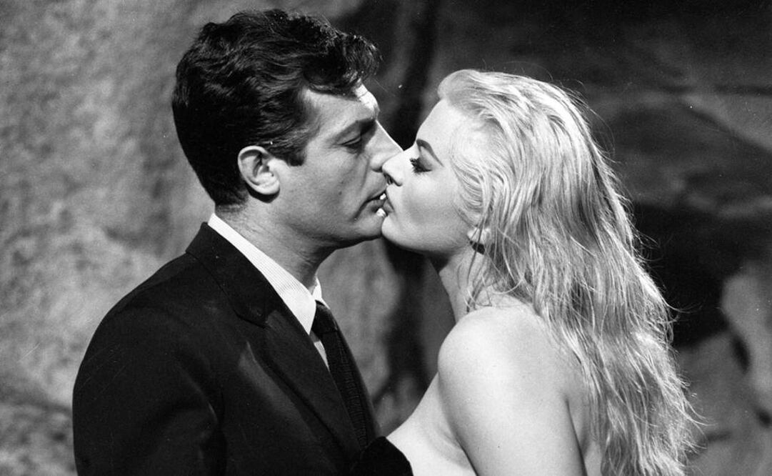 "La Dolce Vita" fue filmada en blanco y negro y protagonizada por Marcello Mastroianni, Anita Ekberg y Anouk Aimee. FOTO:Archivo
