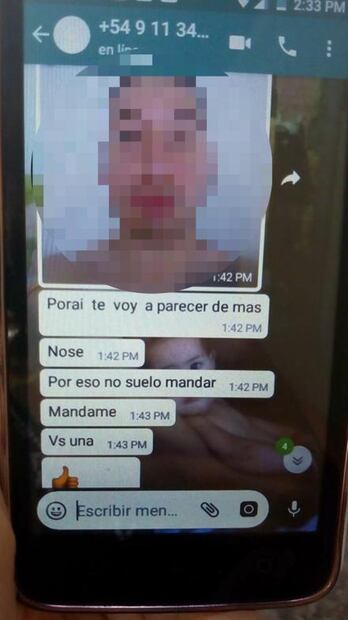Usó WhatsApp para acosar a una niña y terminó golpeado