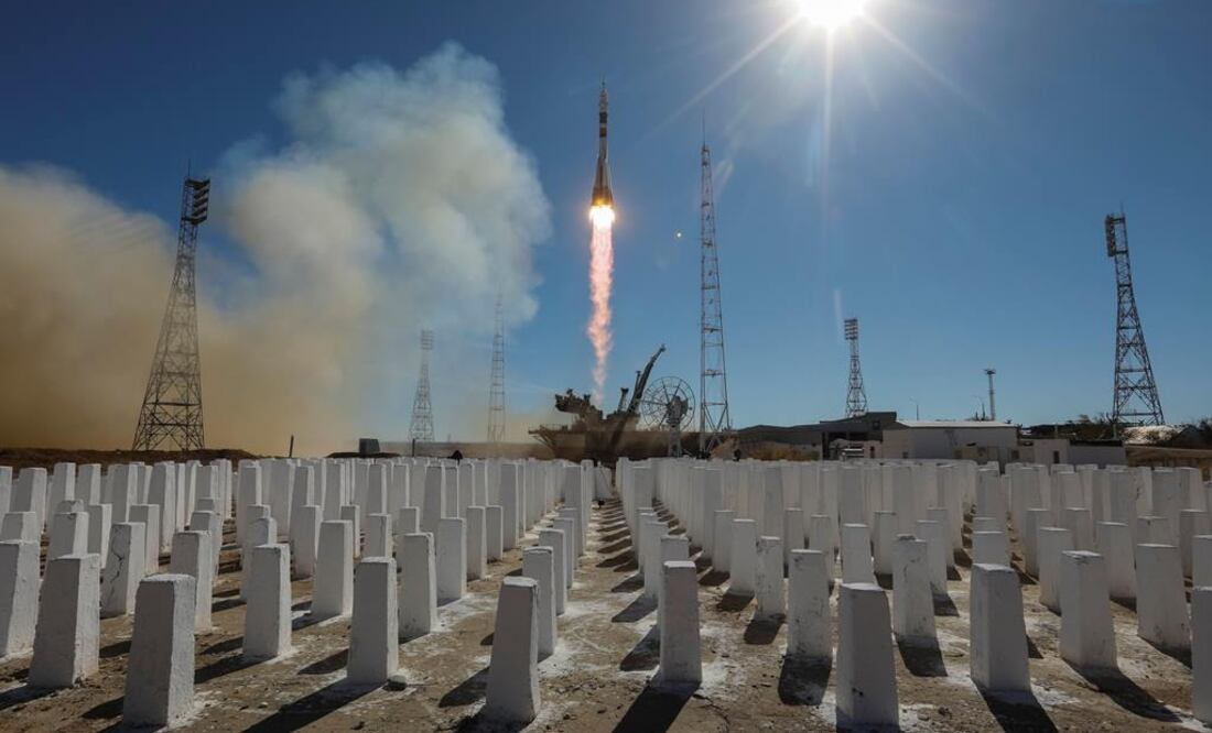 El cohete Soyuz tuvo una falla que obligó a los tripulantes a volver a la Tierra. Foto: Reuters