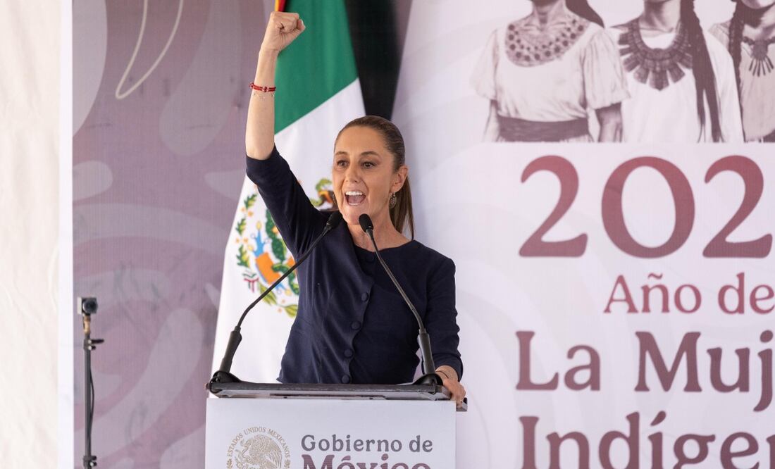 La presidenta Claudia Sheinbaum Pardo encabeza el Arranque de Obras del Programa de Vivienda para el Bienestar, en Guadalupe, Zacatecas. Foto: Hugo Salvador / EL UNIVERSAL