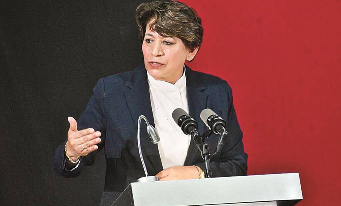 Delfina Gómez elogió el trabajo de los docentes. Foto: Archivo/EL UNIVERSAL.