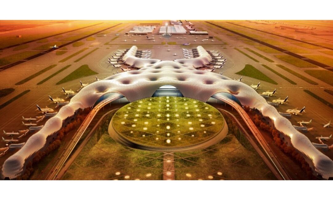 Nuevo Aeropuerto Internacional de México. Foto: Captura de pantalla