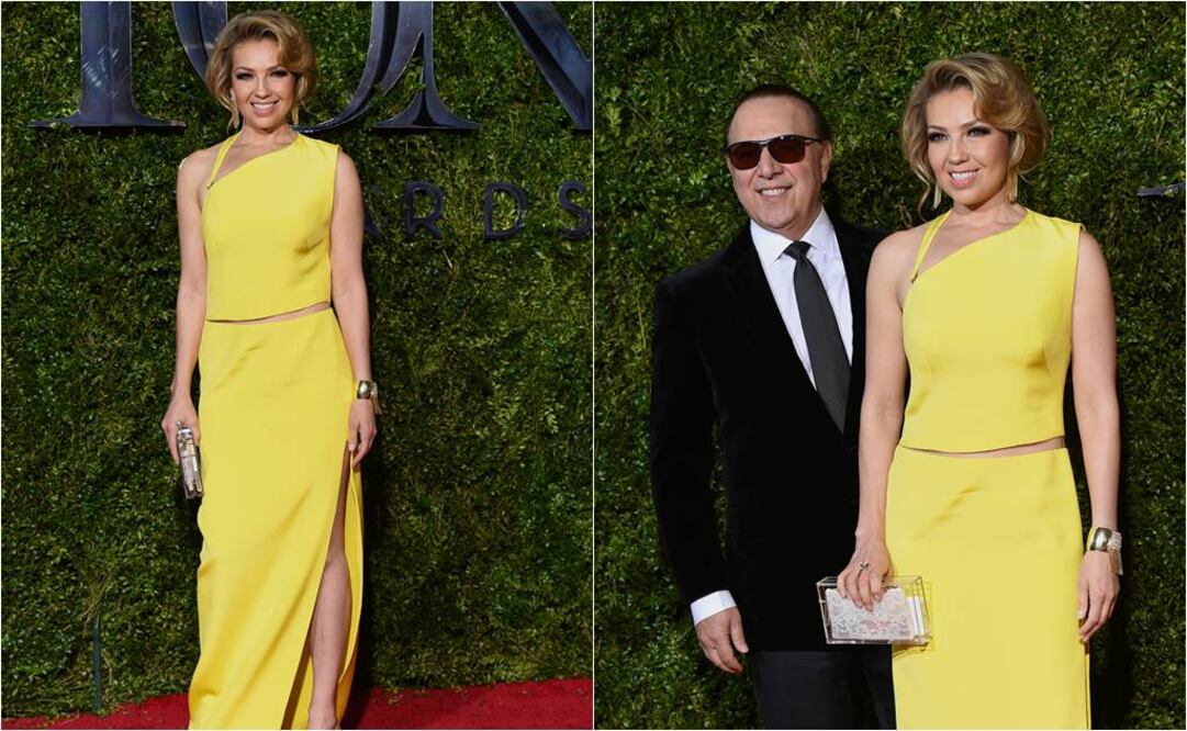 Acudió junto a su esposo, Tommy Mottola  Foto:AP