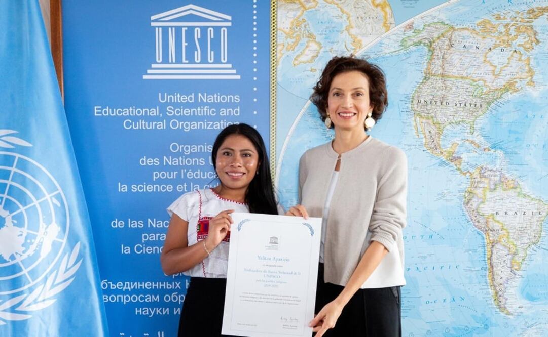 Mexican actress Yalitza Aparicio, the first Indigenous woman to be nominated for an Oscar as best actress for her role in ROMA, was appointed as a UNESCO goodwill ambassador - Photo: Taken from UNESCO twitter account