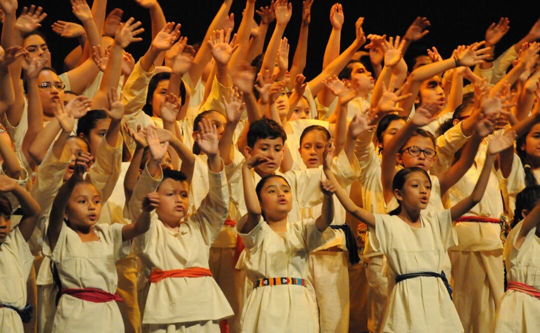 Niños y jóvenes de todo el país participaron en el recital Foto: Cortesía Secretaría de Cultura
