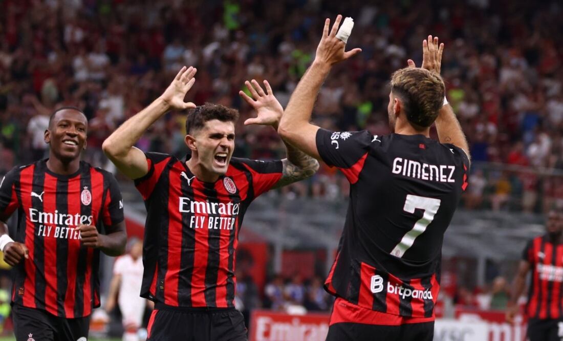 Santiago Giménez asiste a Pulisic en victoria del AC Milan / Foto: @acmilan en X