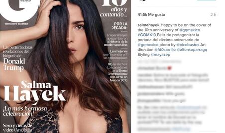 Salma Hayek looks stunning on cover of GQ