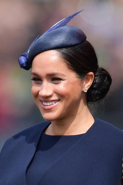 Meghan Markle elige el azul para su primera aparición oficial