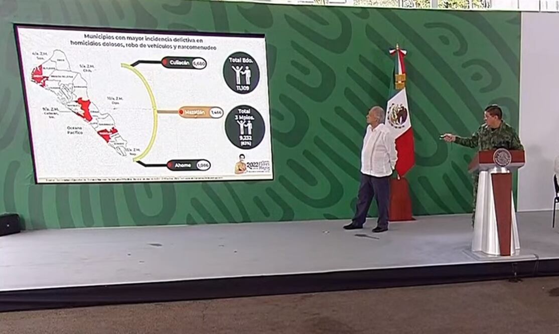 “Entre los tres reúne 9 mil 232 delitos de esta naturaleza, el 83 por ciento de lo que corresponde al estado”, informó Sedena. Foto: tomada de video