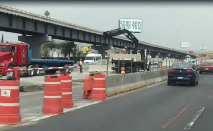 Reportan tránsito fluido en la México-Puebla a pesar de obras de construcción de la línea del Trolebús